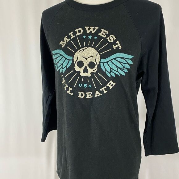 Orchard Street Apparel Midwest til Death Graphic Tee - Picture 2 of 5